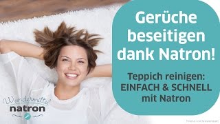 Teppich stinkt  Gerüche mit Natron neutralisieren [upl. by Maximo]