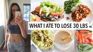 WHAT I ATE TO LOSE 30 LBS IN 12 WEEKS [upl. by Ciri174]