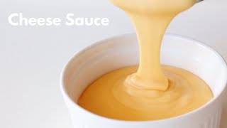 EASY HOMEMADE CHEESE SAUCE RECIPE  NACHO CHEESE SAUCE RECIPE [upl. by Weslee]