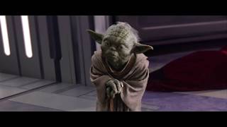 Star Wars  Master Yoda VS Darth Sidious 4K [upl. by Polak]