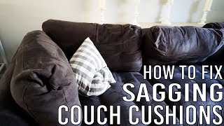 How to Fix Sagging Couch Cushions [upl. by Adham77]