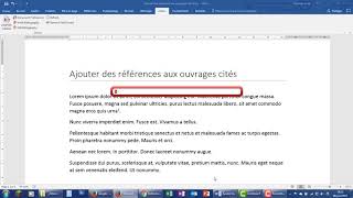 Zotero  Insérer une citation dans Word [upl. by Nylessoj]