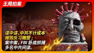 谍中谍，中共不计成本摧毁反习雕塑，案中案， FBI卧底抓捕多名中共间谍。｜陈维明｜自由雕塑公园｜中共病毒｜习近平｜民主女神｜国家安全局｜间谍｜王局拍案20250108 [upl. by Gnauq]