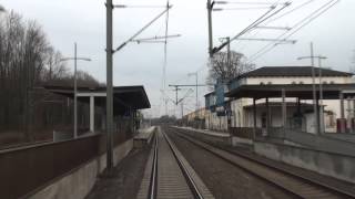 Führerstandsfahrt Bielefeld  Herford  Minden  Wunstorf  Hannover  Lehrte 22014 [upl. by Asilec42]