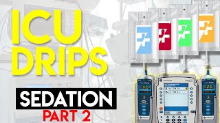 Sedation in ICU Patients Part 2  ICU Drips [upl. by Lytle]