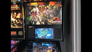 UNBOXING Stern JURASSIC PARK PREMIUM Pinball and gameplay [upl. by Ginnifer]