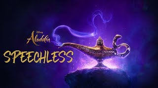 Naomi Scott  Speechless Aladdin 2019  Lyrics Video [upl. by Ykcir224]