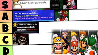 Nintendo Anti Piracy Screen Tier List [upl. by Wj]