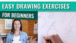 Easy Drawing Exercises for Beginners [upl. by Eimak380]