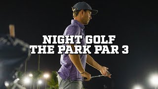 Night Golf at The Park Par 3 Course West Palm Beach FL [upl. by Herwin]