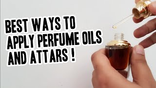 How to apply Attar amp perfume oils  Tips amp Tricks [upl. by Etnahsal490]