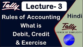 Golden Rules of Accounting  Debit amp Credit Rules in Hindi Lecture 3 [upl. by Ennyrb]