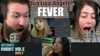 Dua Lipa Angèle  Fever Official Music Video  irh daily REACTION [upl. by Keraj353]