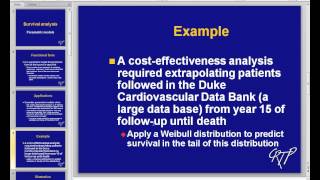 survival analysis parametric models [upl. by Charlotta126]