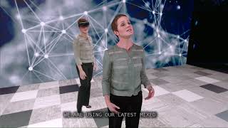 Demo The magic of AI neural TTS and holograms at Microsoft Inspire 2019 [upl. by Annod612]