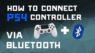 How to Connect Your PS4 Controller to a PC via Bluetooth [upl. by Arbed]