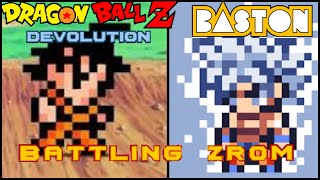 Devolved Battles Against Zrom  Txoris Dragon Ball Devolution amp BASTON [upl. by Rilda]