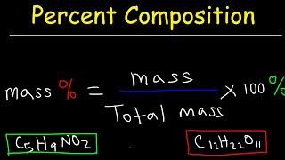 Percent Composition By Mass [upl. by Sivie898]