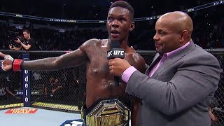 UFC 271 Israel Adesanya Octagon Interview [upl. by Tessler]