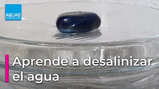 Aprende a DESALINIZAR agua  Experimentos [upl. by Nnagem]