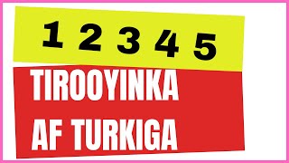 Barashada luuqada turkiga  Lambarada Turkiga [upl. by Pebrook292]