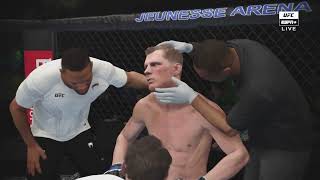 ¡PESO PESADO Simulamos Tai Tuivasa vs Alexander Volkov [upl. by Elwin]