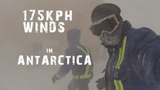 175KPH winds in Antarctica [upl. by Nodnarg]