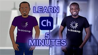 How to create cartoon animations in 5min  Adobe Character Animator  Zero to Hero [upl. by Ethe934]