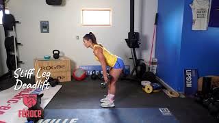 Stiff Leg Deadlift [upl. by Christabel]