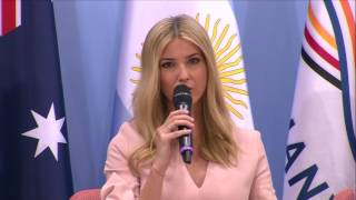 Ivanka Trump takes the stage at the G20 [upl. by Otilopih214]