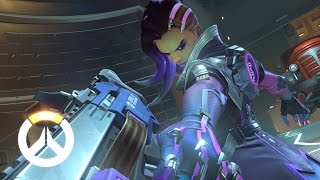 NEW HERO – NOW PLAYABLE Introducing Sombra  Overwatch [upl. by Joash]