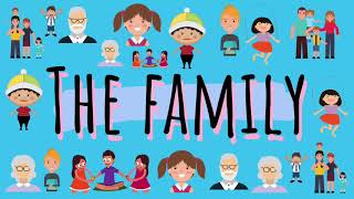 Vocabulario de la familia en inglés  Test  The family  Family members  Valery English [upl. by Jemine]