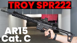 AR15 catégorie C  Troy SPR 222 [upl. by Aminta394]