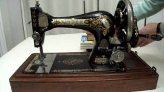 How to clean and oil a vintage sewing machine Part 1 [upl. by Tjader]