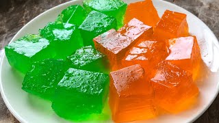 Homemade jelly recipe with and without Gelatin  homemade jello recipe [upl. by Baldridge]