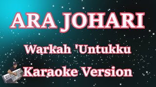 Warkah Untukku  Ara Johari Karaoke  CBerhibur [upl. by Ala]