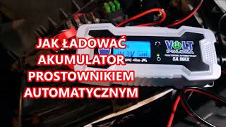 Jak ładować akumulator ładowarką prostownikiem automatycznym [upl. by Holden521]