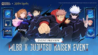 Event Preview  MLBB X Jujutsu Kaisen  Mobile Legends Bang Bang [upl. by Marji]