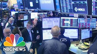 Stock Trading Halted After Markets Plunge At Market Open  NBC News [upl. by Kelbee]