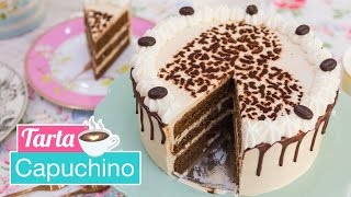 Tarta Capuchino  Cappuccino Cake  Quiero Cupcakes [upl. by Vedetta]