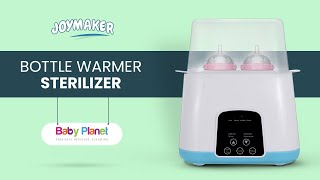 Joymaker Bottle Warmer amp Steriliser  Baby Planet [upl. by Sherwynd]