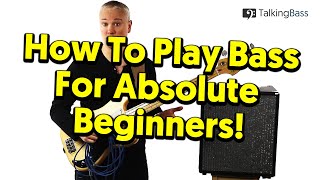 Beginners Guide To Bass Guitar  Lesson 1 The Absolute Basics [upl. by Isbella]