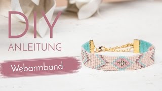 Schmuck machen mit Perlenladen Online  Webarmband [upl. by Geraldina]