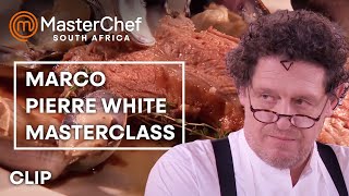 Marco Pierre White Masterclass  MasterChef South Africa  MasterChef World [upl. by Tenaej]