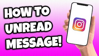 How To Unread Message On Instagram 2023 [upl. by Einwahr]