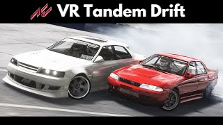 Tandem Drift Run at Sebring  Assetto Corsa VR [upl. by Sekoorb]