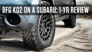 Whats it like running allterrain tires on a Subaru [upl. by Ettinger]