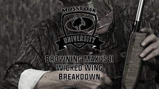 Browning Maxus II Wicked Wing Gun Breakdown and Cleaning  Mossy Oak University [upl. by Pudendas]