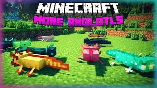 8 New Axolotls in Minecraft  Axolotl Variants Mod  1171 [upl. by Ayor334]