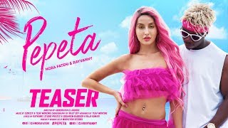 Pepeta  Nora Fatehi Rayvanny Music Video Teaser  2019 [upl. by Marie-Ann]